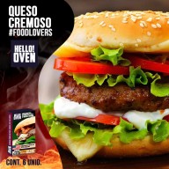 Hamburguesas Rellenas Queso crema x 6 unidades