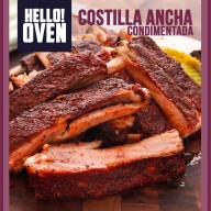 Costilla ancha condimentada x 1.5 kg