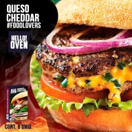 Hamburguesas Rellenas Queso Cheddar x 6 unidades